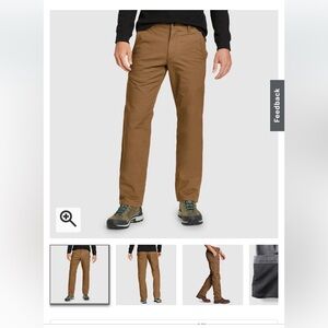 Eddie Bauer Snowcat Fleece Lined Canvas Work Pants